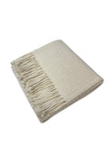 Basket Weave Textured Baby Blanket with Fringes