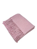Basket Weave Textured Baby Blanket with Fringes