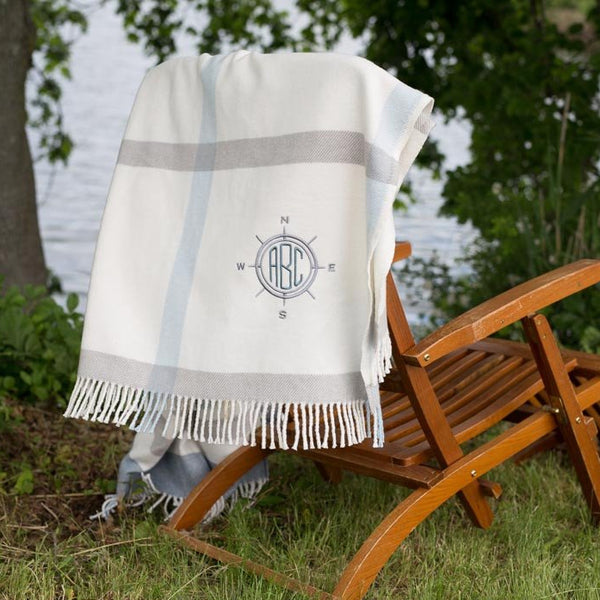 335 - Large Plaid Throw - 55"x70"