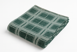 Double Faced Two Color Plaid with Blanket Stitch Edge