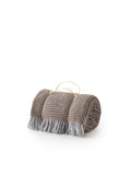 Uniwaffle Textured Throw with Fringes