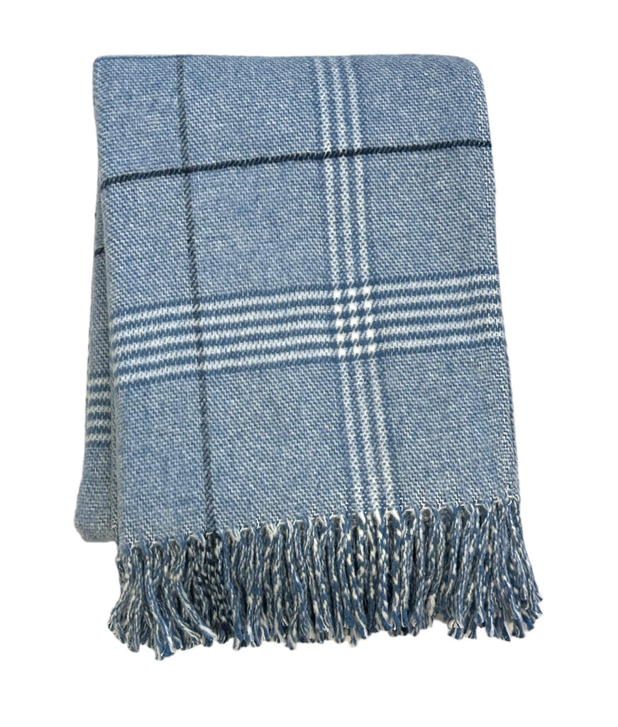 408 - Windowpane Plaid Throw