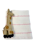 Pucker Texture With Stripe Baby Blanket