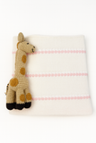 Pucker Texture With Stripe Baby Blanket
