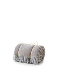 Uniwaffle Textured Throw with Fringes