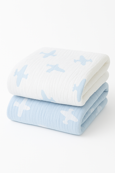 Airplane Baby Blanket