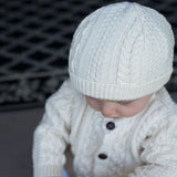 This boy's knit hat is a wonderful accessory for any outfit! 100% Cotton Machine Washable by a soft idea
