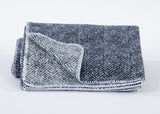 538 - Printed Herringbone Recycled Cotton Throw 51" x 67"
