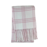 Window Pane Check Flannel with Fringe