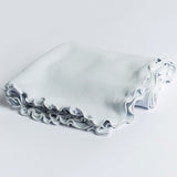 Lettuce Leaf Edge Receiving Blanket - No Ribbon