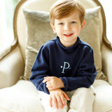 This year round cotton sweater is versatile in all temperatures. The wide range of sizes are great for siblings. Add a monogram for some personalization. Great for family photos! •100% Cotton •Machine Washable •Made in USA •Add personalized text and or images for that special touch!By A Soft Idea
