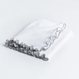 Lettuce Leaf Edge Receiving Blanket - No Ribbon