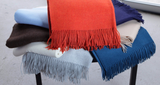 2122 - 100% Baby Alpaca Throw with Fringe - 50" x 78" - Special Order