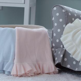Super soft blanket made of cashmere-like acrylic   100% Microfiber   30" x 40"