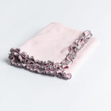 Lettuce Leaf Receiving Blanket with Ribbon Tie