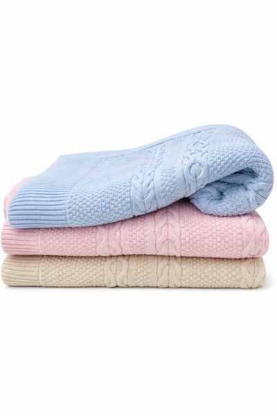 Classic Aran Knit Blanket