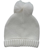 Faux Fur Pompom Knit Hat
