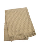 Basic Waffle Throw with Fringes