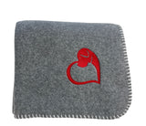 Dog Blanket with Stitched Edge