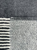 Double Faced Solid Mini Chevron Throw