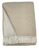 Double Faced Solid Mini Chevron Throw