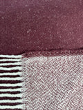 Double Faced Solid Mini Chevron Throw
