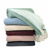 Double Faced Solid Mini Chevron Throw