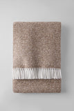 Tweed Weave Throw with Fringe