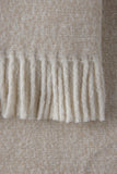 Tweed Weave Throw with Fringe