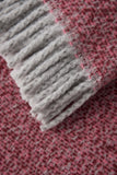 Tweed Weave Throw with Fringe