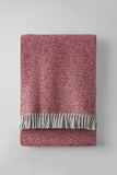 Tweed Weave Throw with Fringe