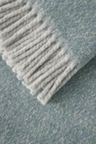 Tweed Weave Throw with Fringe