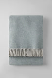 Tweed Weave Throw with Fringe