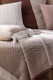 Classic Cable with Border Pattern Throw