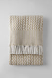 Classic Cable with Border Pattern Throw