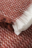 Pinstripe Pattern with Four Sided Fringe