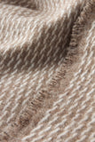 Pinstripe Pattern with Four Sided Fringe