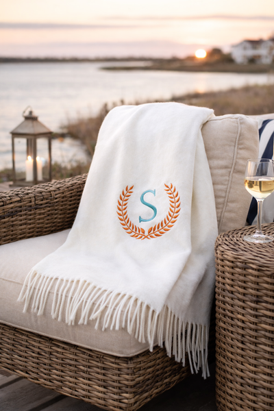 402 - Fringed Herringbone - 50" x 60"