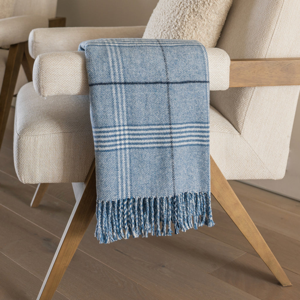 Windowpane Plaid Throw – A Soft Idea