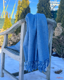 410 - Small Check Pattern Throw
