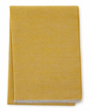 Cotton-Blend Mini Herringbone Throw with Eyelash Fringes