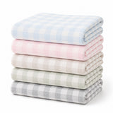 Gingham Check Baby Blanket