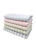 Gingham Check Baby Blanket