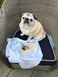 Dog Blanket with Stitched Edge