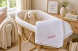 Baby Stonewashed Basket Weave with Binding