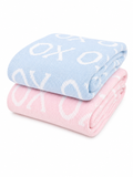XOXO Baby Blanket