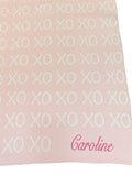 XOXO Baby Blanket