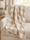 Cotton Flannel 2 Color Plaid Blanket