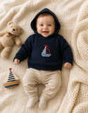 Zip Back Hoodie with Raglan Sleeve