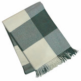 2151 - 100% Alpaca Buffalo Check with Fringe 50"x78"